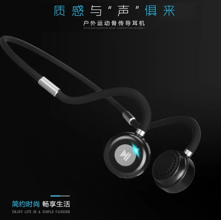 

Гарнитура с костной проводимостью, беспроводные наушники Bluetooth 5,0, спортивные водонепроницаемые беспроводные наушники bluetooth, Прямая достав...