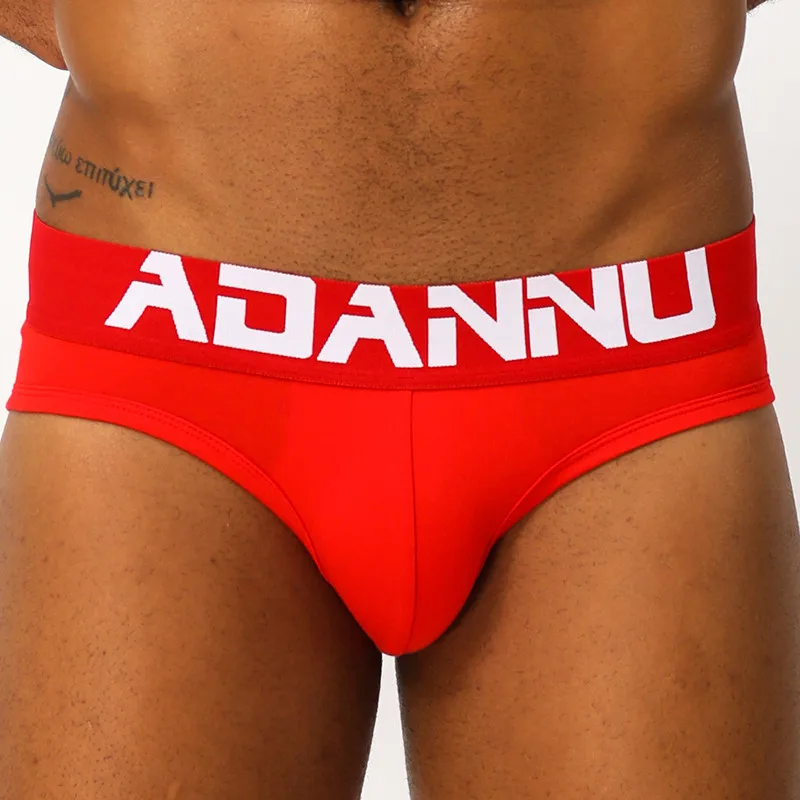 4PCS/Lot Thong Sexy Mens Underwear Briefs Open Butt U Convex Pouch Cuecas Calzoncillos Hombre Slip Cotton Gay String Underpants