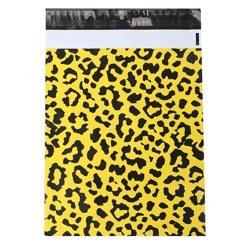 

12 Wires Thicken Courier Bags Leopard Pattern Mailing Express Postal Bag Waterproof Courier Storage Bags Poly Packaging Pouch