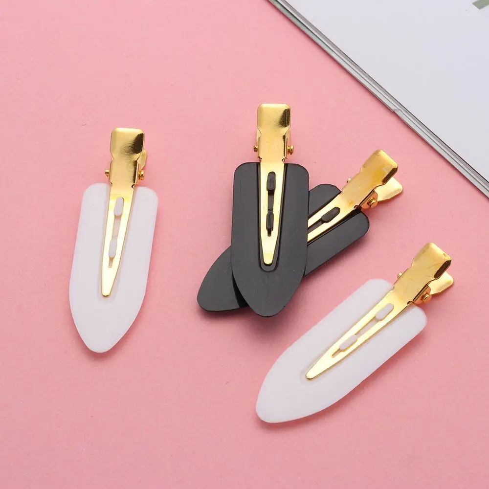 

4PC Professional Seamless Hairclip No Bend Crease Hairpin Makeup Clip Seamless Barrettes Salon Styling Fixed Accessories Hairpin