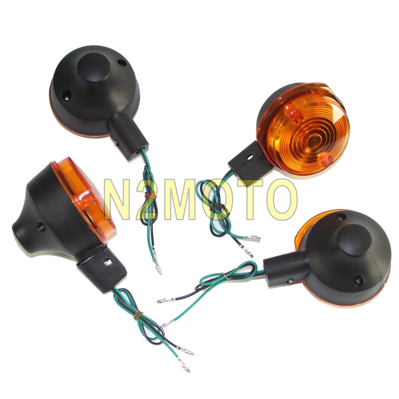 4 шт. мотоцикл 12V образным вырезом спереди и Поворотники задние фонари янтарного