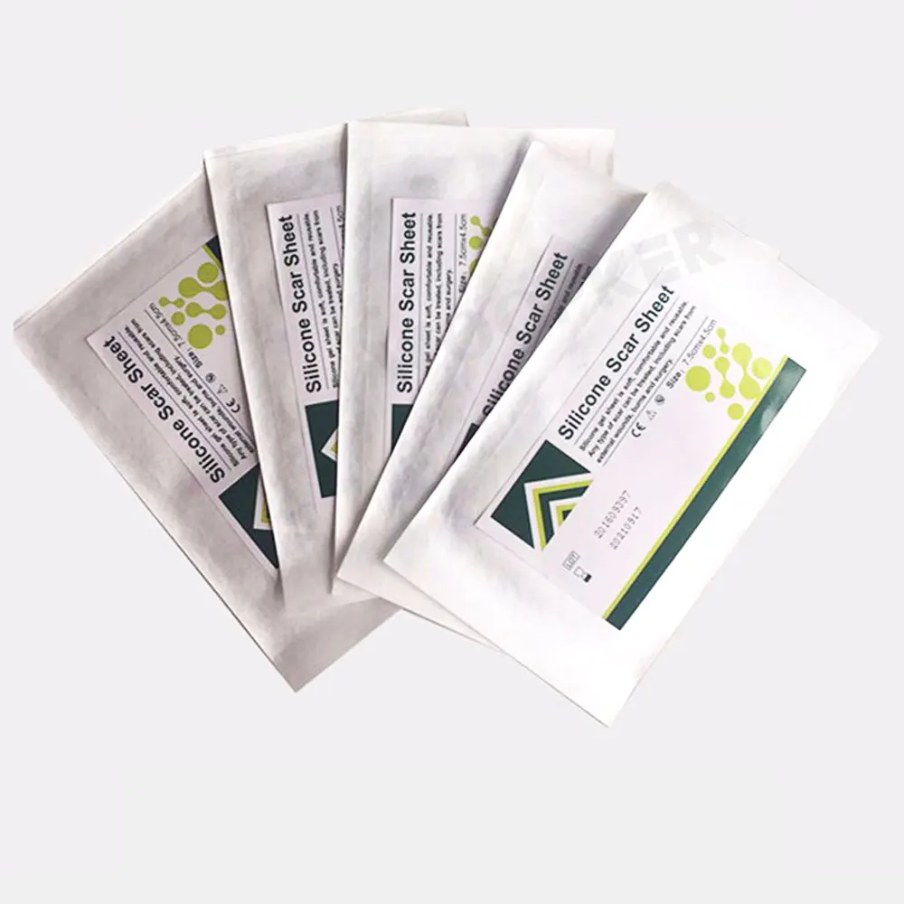 

Organic Silicone Gel Scar Therapy Patch 1 Pcs Washable and Reused 7.5cmx4.5cm