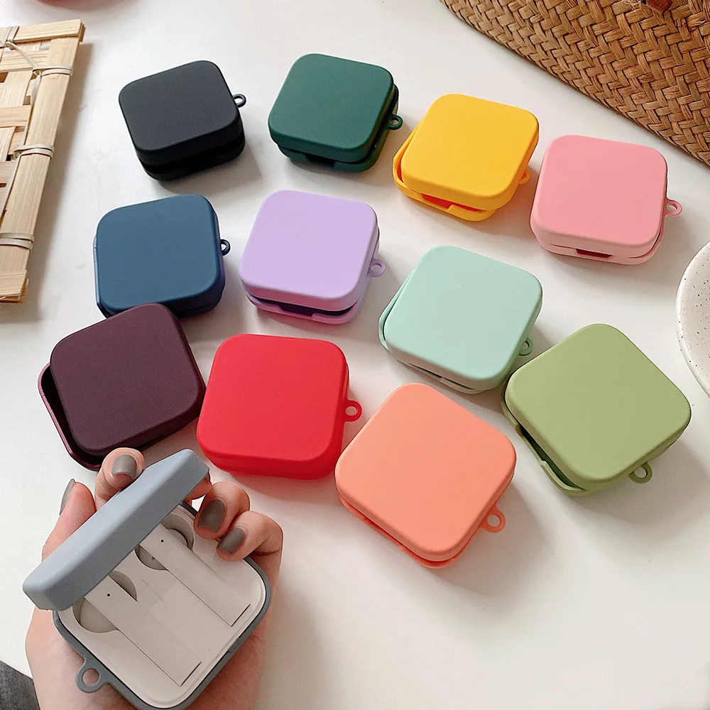 Чехол для Xiaomi Air 2 Se с цветной матовой поверхностью беспроводное зарядное