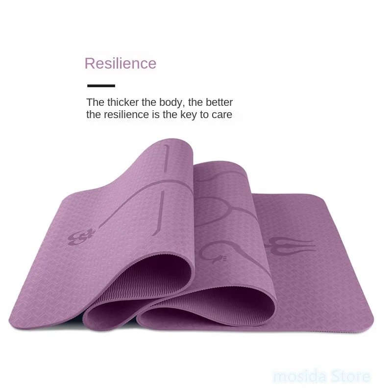 

Yoga mat thickened widened and lengthened non-slip tpe yoga mat fitness mat floor mat beginner home Yuga