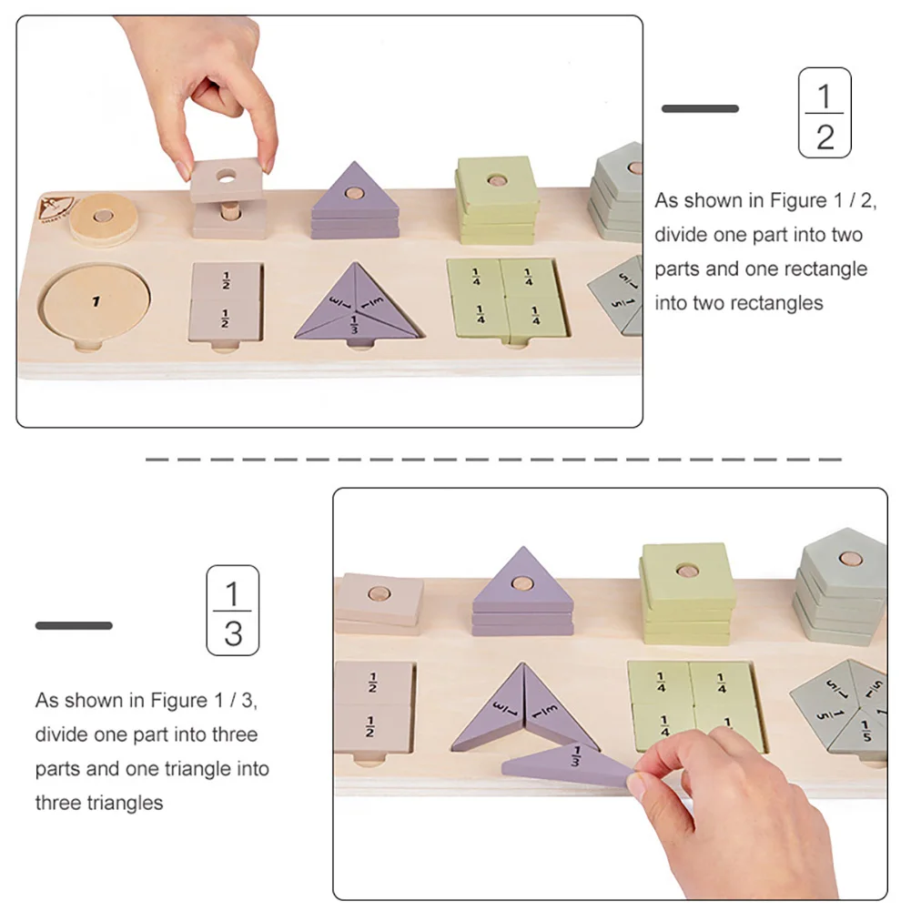 Обучающий блок для раннего обучения математический номер Геометрическая панель