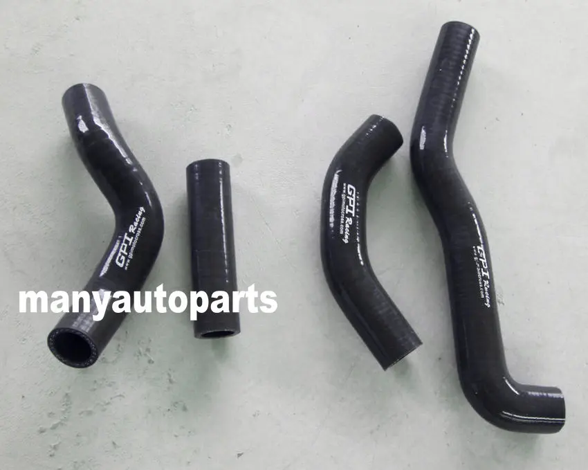 Для KAWASAKI KX250 KX 250 1988 1989 88 89 Радиатор силиконовый шланг черный|hose|hose siliconehose radiator |