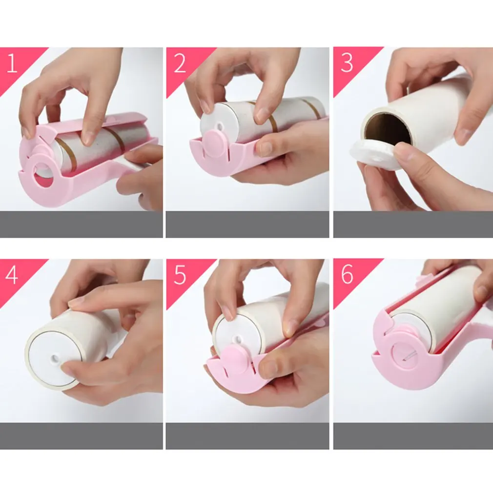 Косая разрывная чистая липкая бумага рулон липкой бумаги ПЭТ ролик для очистки