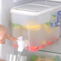 4l drink dispenser fridge water dispenser with lid water jug with faucet large capacityre lemon juice jug for making bpa free