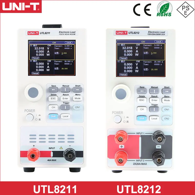 UNI-T UTL8211/UTL8212 Высокоточный компактный электронный тестер нагрузки постоянного
