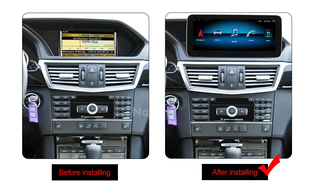 HD1920* 720 ips! 4 Гб+ 64 ГБ android 9,0 автомобильный gps-навигатор для Mercedes benz E Class W212 2009- с 4G wifi BT carplay
