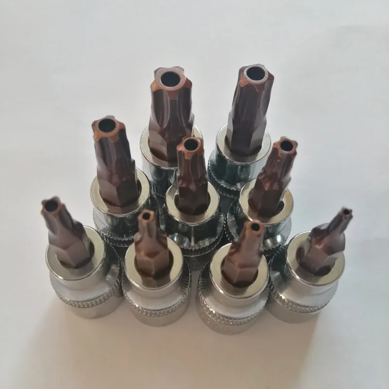 9 шт. 3/8 дюйма DR. Вандалоустойчивые Torx Бит Набор торцевых головок безопасности
