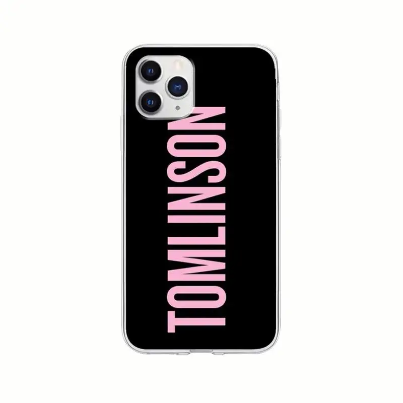 

Durable 1D Louis Tomlinson Transparent Phone Cover Clear Case For Samsung Galaxy A21S A71 S8 S9 S10 Plus Lite S20 Note 20 Ultra