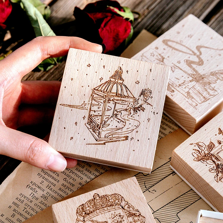 DIY ремесла старинные деревянные и резиновые штампы для скрапбукинга украшения Канцелярские стандартные расходные материалы для печатей