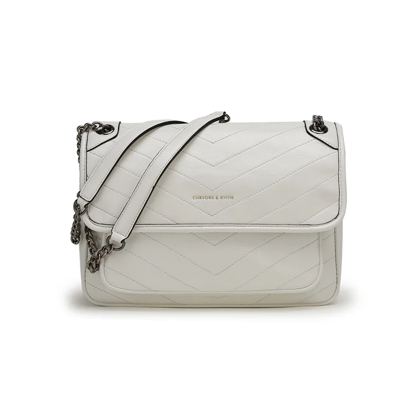 

Vintage Fashion Female Square Bag 2020 New High Quality Oil Leather Women's Designer Handbag Chain Shoulder Messenger Bag Purses