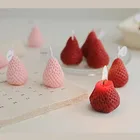 Милый клубничный декоративный ароматический аромат свечи подарки сувениры на день рождения праздник соевый ароматерапия воском