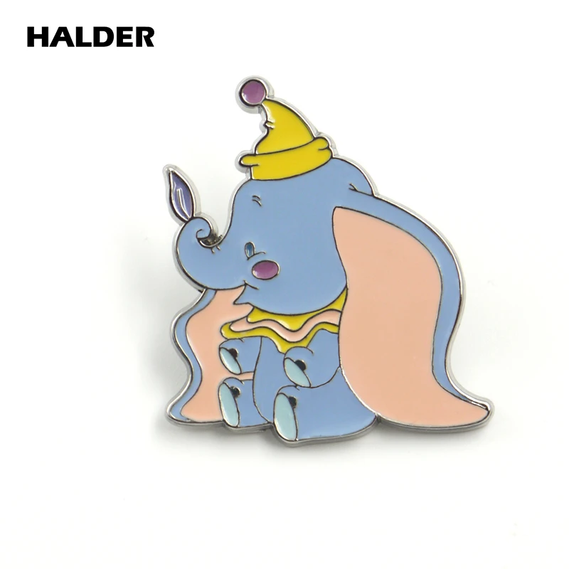 BR0047 HALDER Movie Lilo& Stitch слон Дамбо мода мультфильм ювелирные изделия Броши Булавки нагрудные рюкзак с нашивками аксессуары для одежды