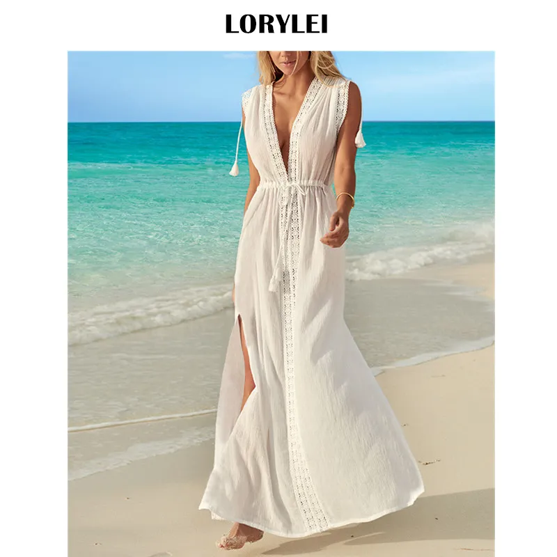 Женское пляжное платье в греческом стиле элегантное безрукавный с Боковым