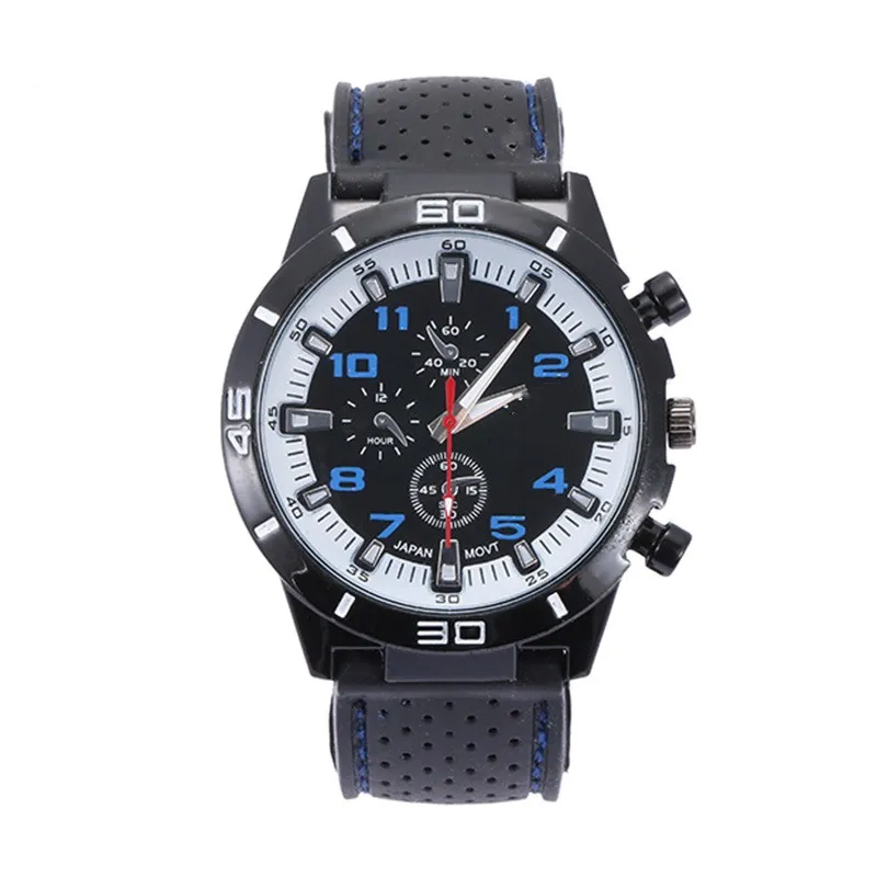 2019 Роскошные брендовые резиновые кварцевые часы мужские военные спортивные
