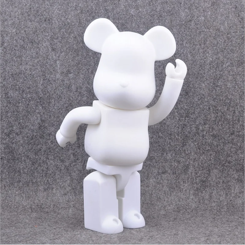 400% Bearbrick медведь @ кирпич экшн фигурки игрушки ПВХ 28 см модель сделай сам красные