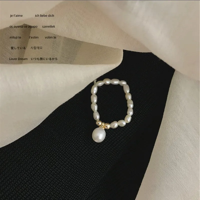 Женское кольцо в стиле барокко простое Оригинальное эластичное ручной работы