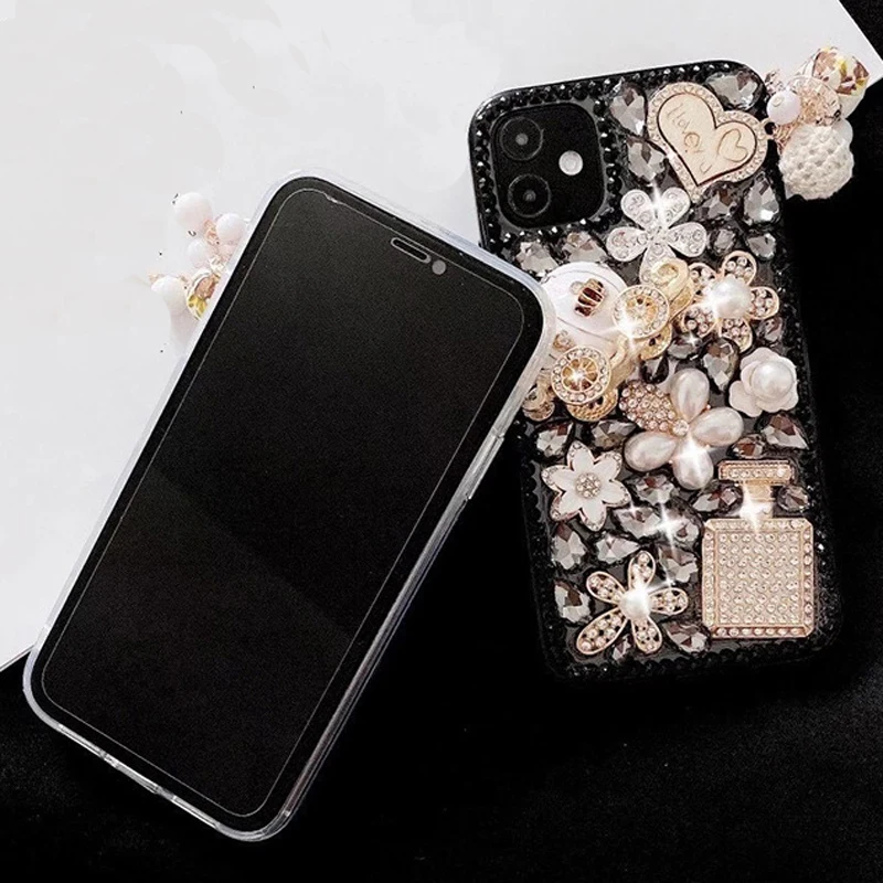 Чехол Sunjolly Diamond для LG K92 22 51 42 52 62 50 61 22Plus Q92 31 Velvet Stylo 5 6 7 5G Bling Rhinestone Phone Cover fundas