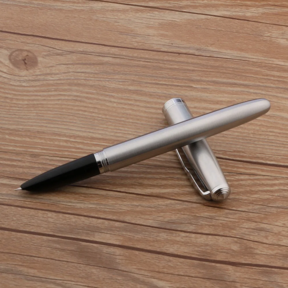 Перьевая ручка Jinhao 85 нержавеющая сталь | Канцтовары для офиса и дома