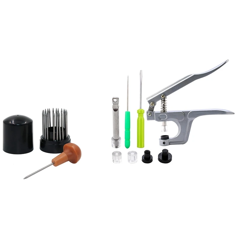 

23 Packs Micro-Inlaid Thimble, Suction Needle, Diamond and Gem Setting Tool with Snap Hand-Held Pliers Press Tool Set
