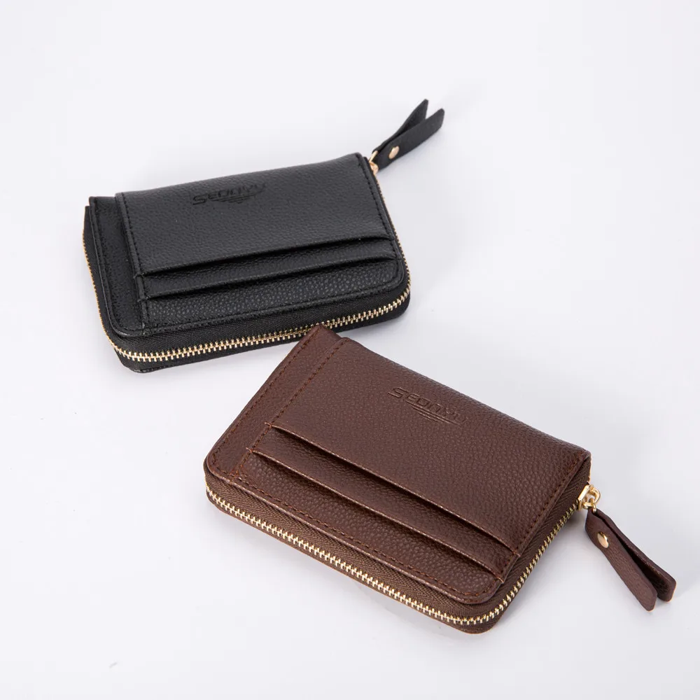 Короткие мужские бумажники 2020 кожаный мужской деловой кошелек винтажный высокое