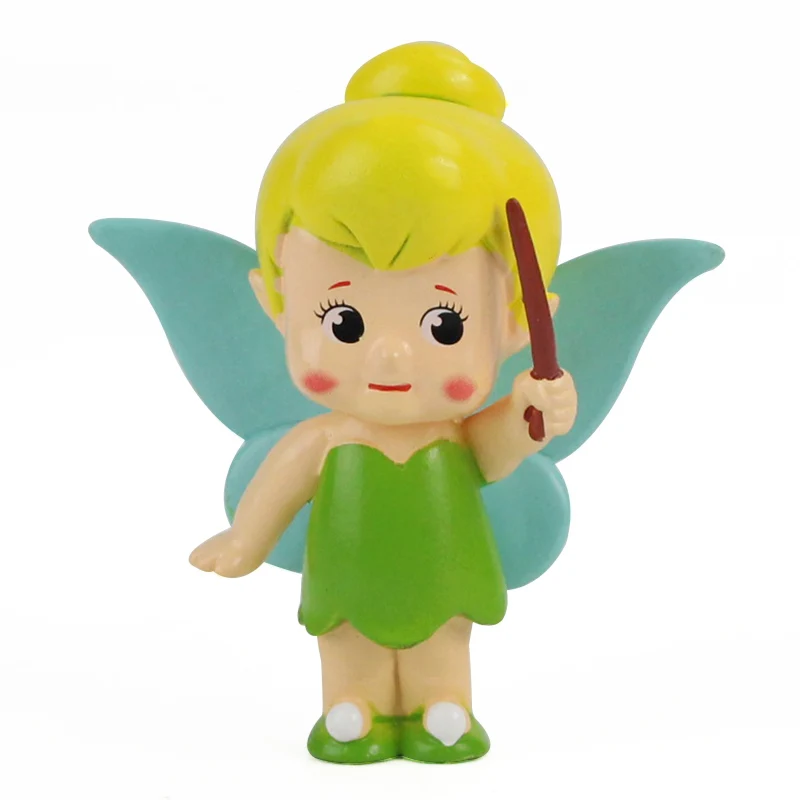 6 шт./лот см Фигурки принцесс Белоснежка Золушка Жасмин Tinkerbell Ariel Русалка Белль