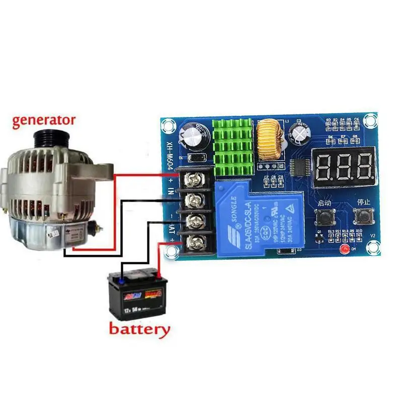 12 В/24 В 6 60 в контроль зарядки аккумулятора плата Зарядное устройство блок