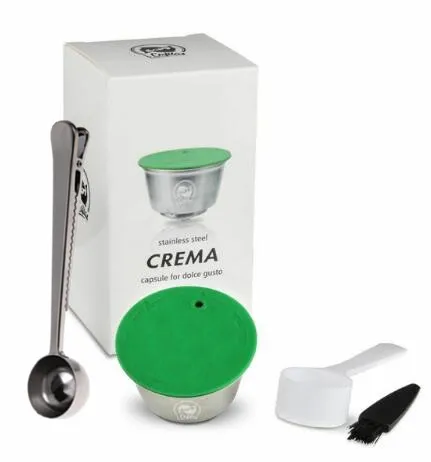 Металлическая многоразовая капсула dolcegusto из нержавеющей стали, совместимая с кофемашиной dolcegusto, многоразовая капсула Dolci - Цвет: 1 capsule 1sp