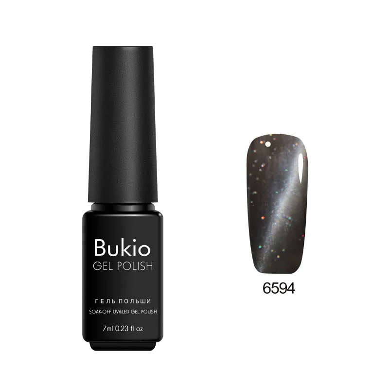 6594 Bukio Горячая 3D Гель-лак для ногтей кошачий глаз продукт Магнитный лаки для маникюра дизайн УФ лампа для ногтей Гибридный лак - Цвет: 6594