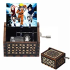 Музыкальная шкатулка ручной работы, Музыкальная шкатулка с мотивом аниме Наруто, детские подарки на день рождения, рождественские подарки