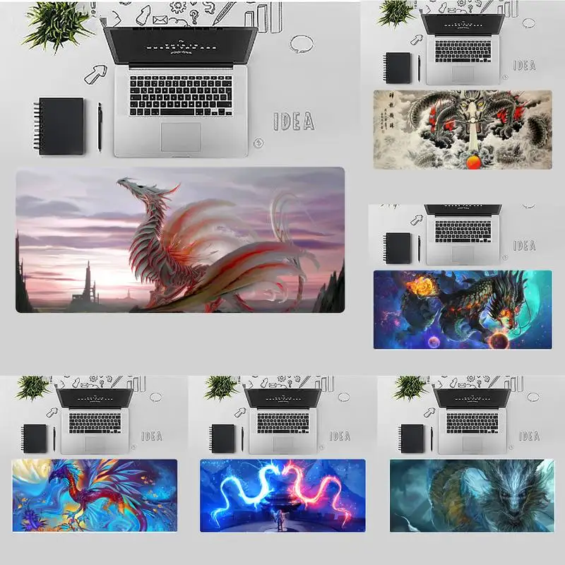

Dragon Beautiful Anime Mouse Mat X XL XXL Non-slip Cushion Thickness 3mm