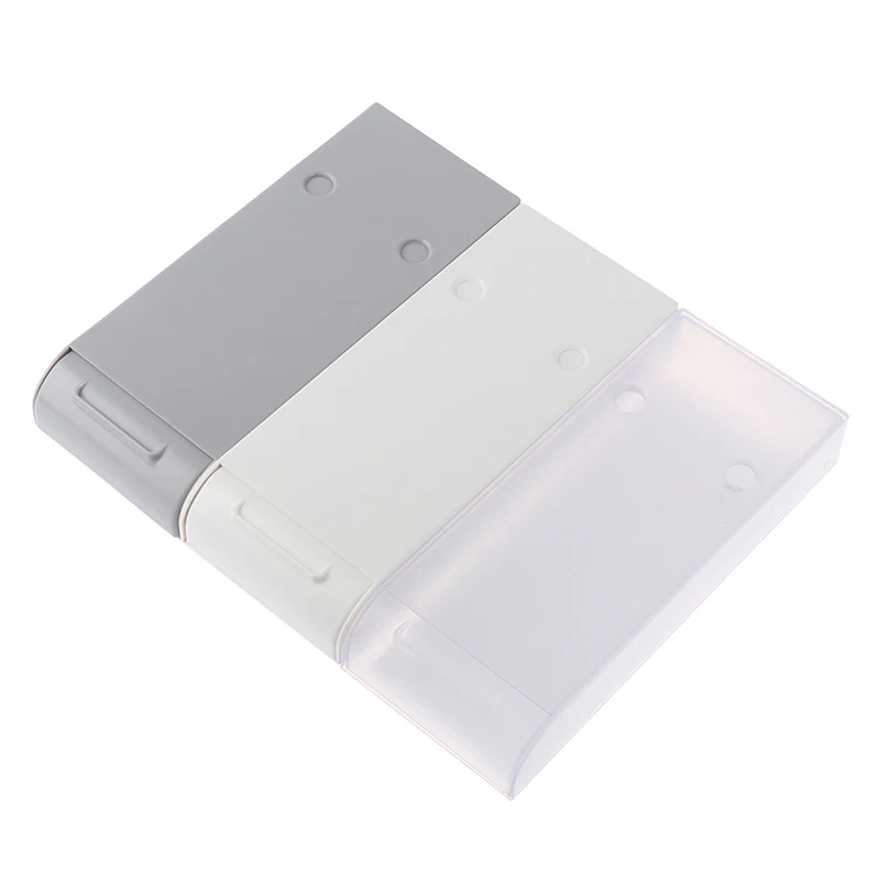 Hidden Table Under Paste Plastic kitchen bathroom table Organizer Storage Box Case Desk Drawer Divider Sticky Decor | Дом и сад