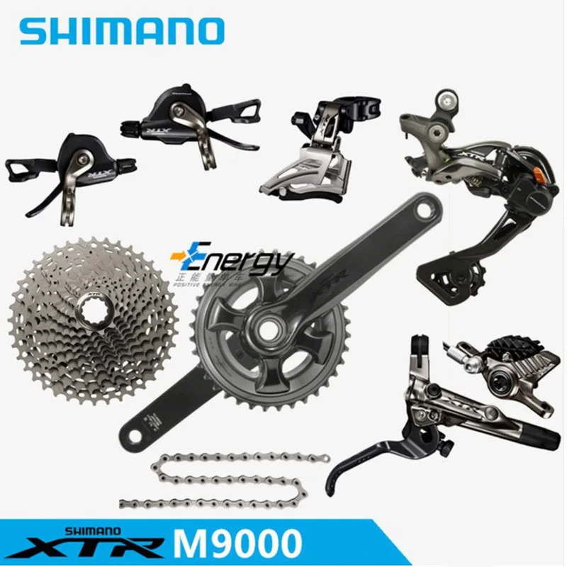 SHIMANO XTR M9000 набор переключателей для горного велосипеда звездочки коленчатого