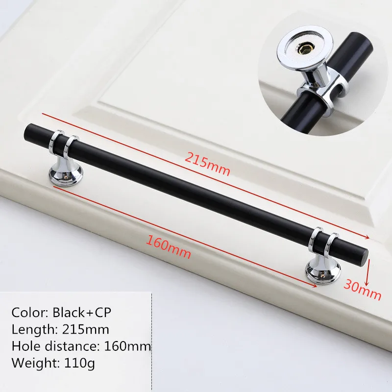 Золотая мебельная ручка, ручка для шкафа и ручки для ящиков, ручки для шкафа, кухонная ручка, черная ручка для мебели