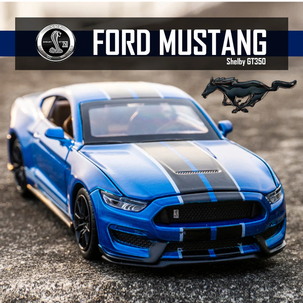 Модель автомобиля Ford Mustang Shelby GT350 1:32 высокий симулятор суперкара модель из сплава