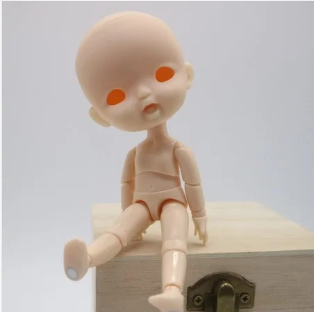 no make up doll 2 Новые сахарные куклы Ob11 куклы 1/8 изготовление на заказ BJD куклы DIY макияж куклы и голова куклы OB - Цвет: no make up doll 2