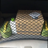 multi car net organizer automobile trunk mesh auto seat back storage bag interior accessories supplies