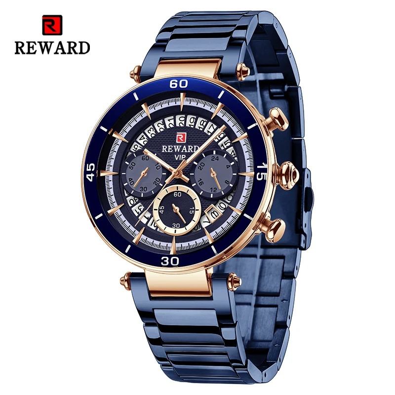Часы наручные мужские кварцевые с хронографом спортивные водонепроницаемые