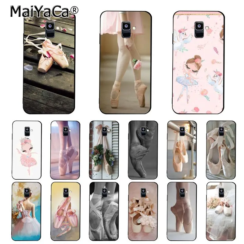 MaiYaCa балерина Танцующая Розовая обувь чехол для телефона Samsung Galaxy A51 A71 A80 A7 A50 A70 A40