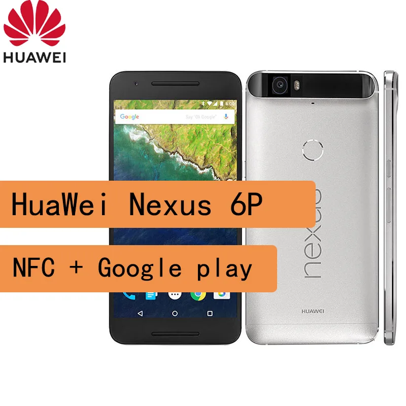 

any color Cellphone Celular HuaWei Nexus 6P Smartphone 1440 X 2560 Pixels Snapdragon 810 NFC