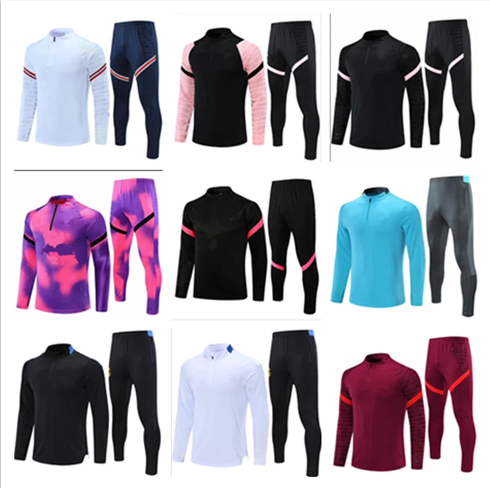 

2021 Men And Kids Survêtement De Football Tracksuit Survetement Foot 21 22 Training Suit Football Kit Gogging Maillot De Foot