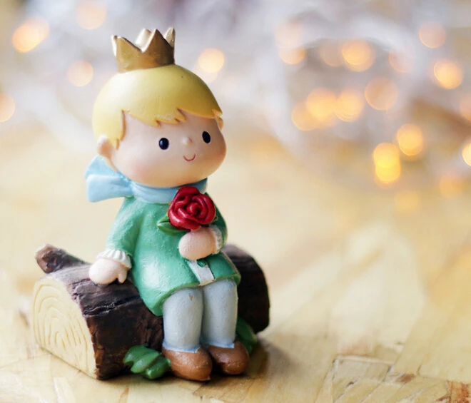 

2021 hot ! 1pcs 7-9cm Le Petit Prince little prince Rose fox snake Action Figures toys