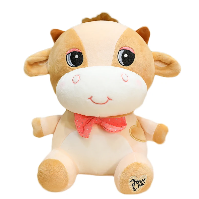 1 шт. мягкая плюшевая игрушка в виде молочной коровы 22/26 см | Игрушки и хобби