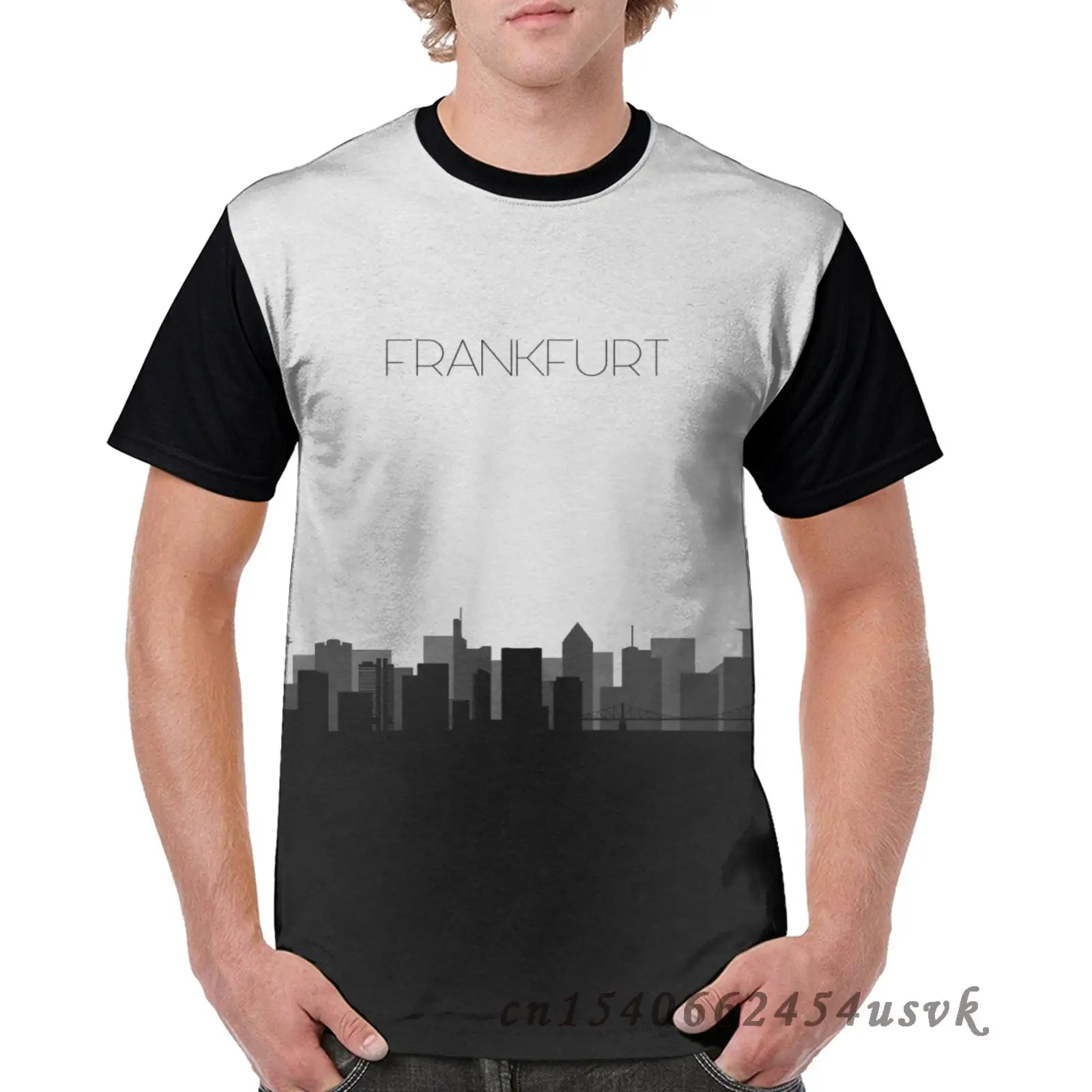 Забавная семейная сочетающаяся одежда франкфуртская немецкая Мужская футболка
