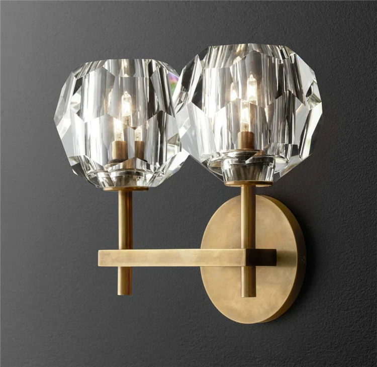 

loft wall lamp crystal corridor living room bedroom lampara pared