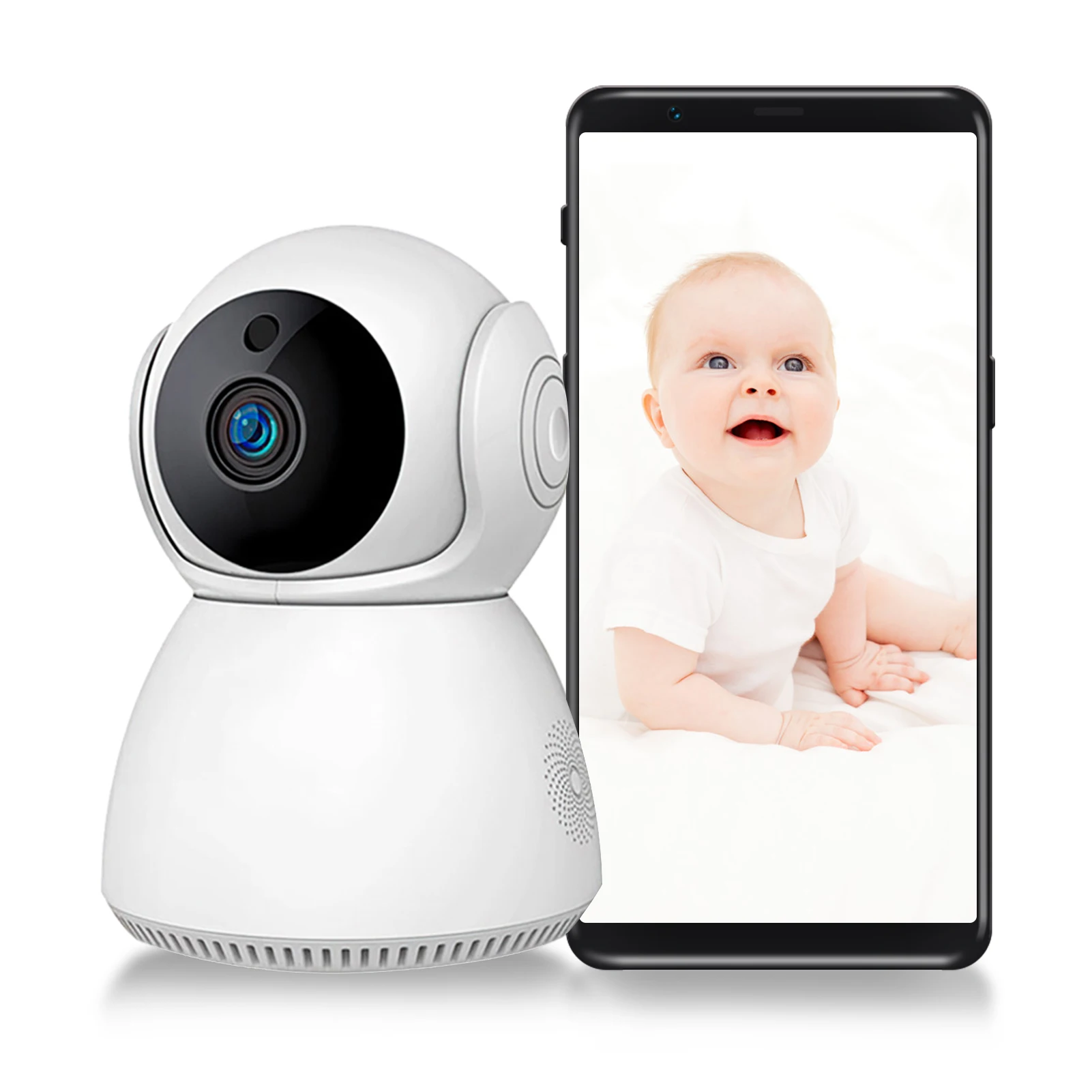 

1080P HD Baby Pet Camera Wireless Wifi Security Camera with Motion Tracking IR Night Vision 2 Way Audio Surveillance Camera