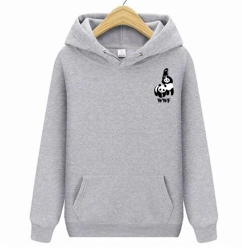 Бесплатная доставка мужские толстовки с рисунком панды и дикой природы женские